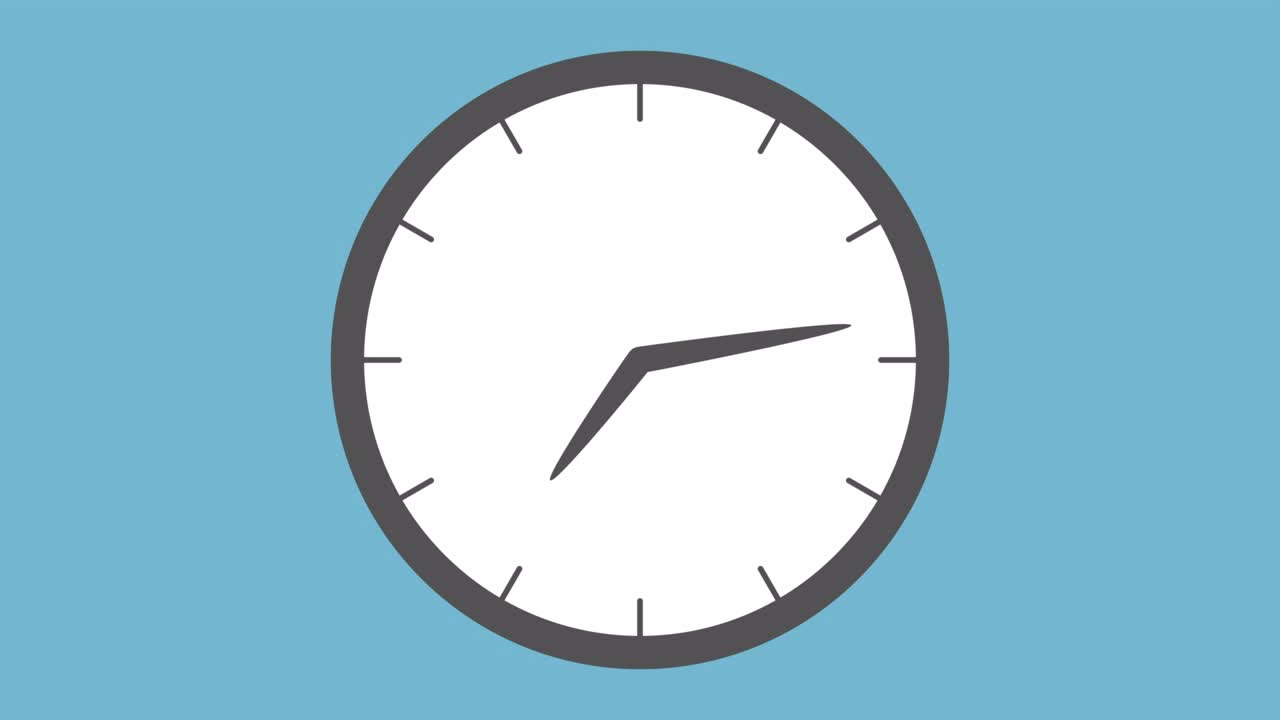 Simple And Cute Clock Animation