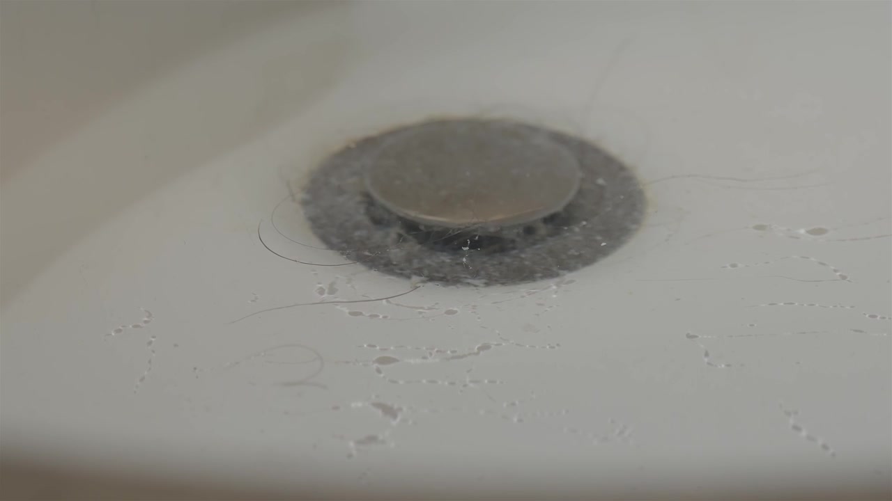 Maintenance needed for a dirty and old bathroom water facet close up