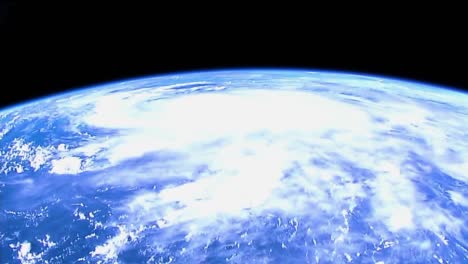 beautiful shot from the international space station of storms and clouds on earth 2