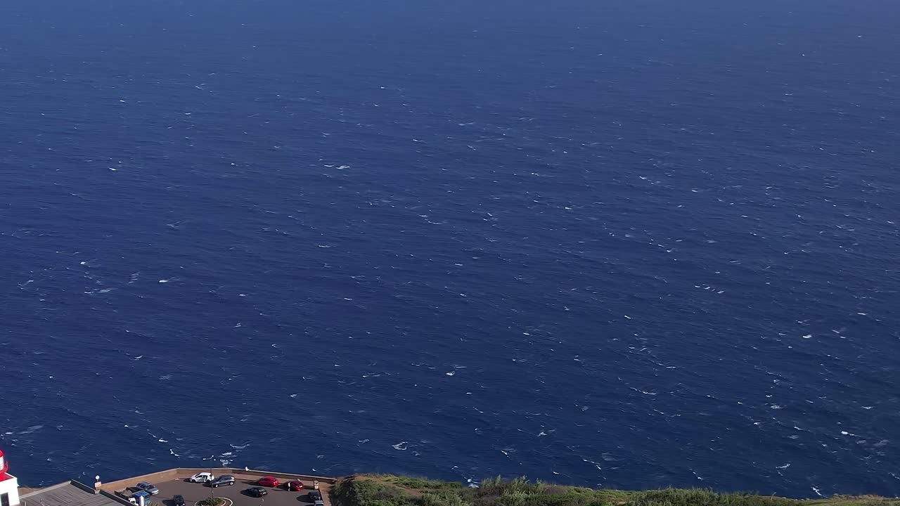 Breathtaking aerial view of coastal landscape in Madeira, Portugal