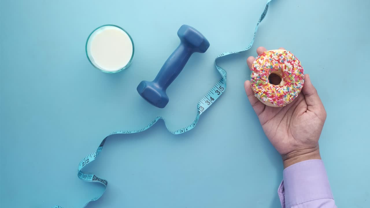 건강한 라이프 스타일과 건강하지 않은 라이프 스타일을 선택하는 것