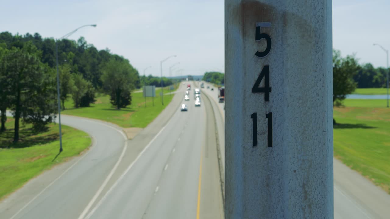 Interstate travel shot in Meridian, Mississippi. Early June 2018.