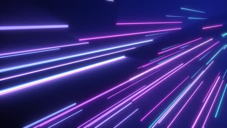 neon light lines abstract background