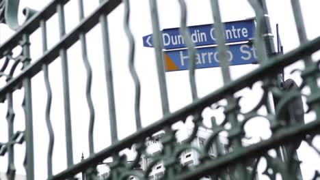 sign with name of the streets