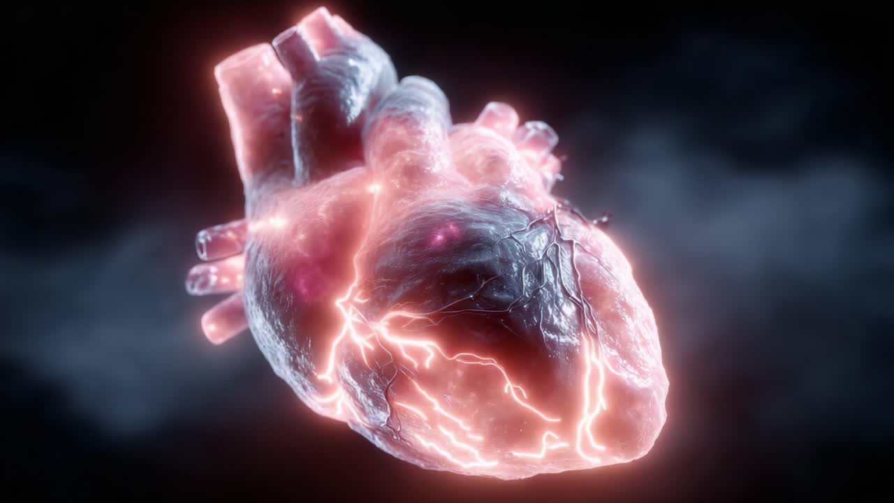 A Magnificent Visualization of an Electrifying Human Heart Captured in Two Stunning Frames: Explore the Beauty of Biology Beyond the Physical Realm