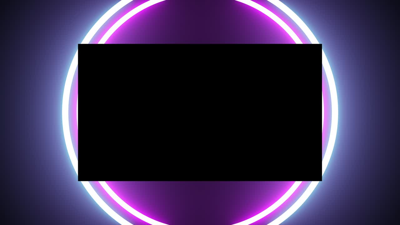 Colorful neon glow color.