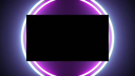 Colorful neon glow color.