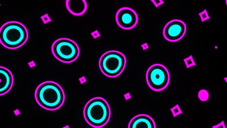 colores brillantes de bucle vj en patrones abstractos para pantallas led