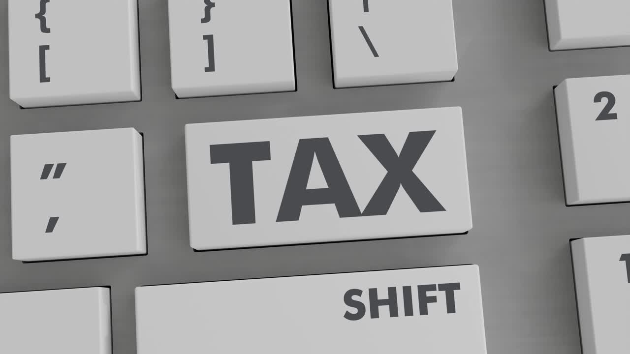 TAX BUTTON PRESSING ON KEYBOARD