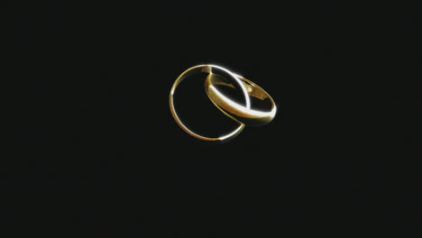 animación en 3d de un anillo de bodas