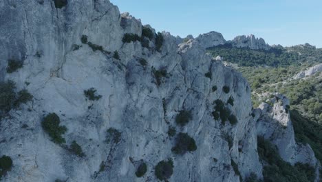 Toma-Aérea-Con-Drones-Vaucluse-Provence-Cordones-De-Montmirail-Francia