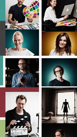 creative professionals in various fields