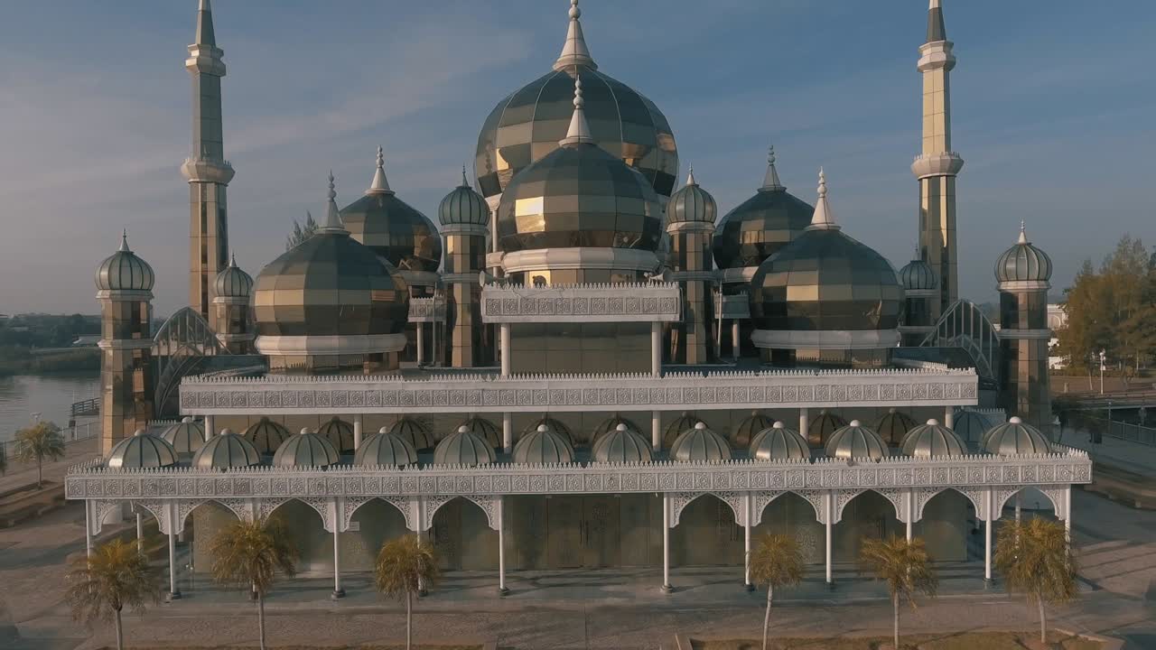 la mezquita de cristal.