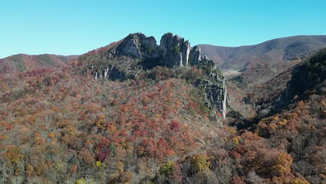 Seneca-Rocks-Midday-Drone-Circle