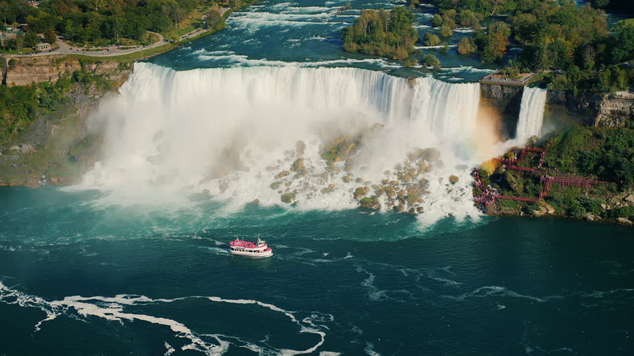 나이아가라 폭포와 보트