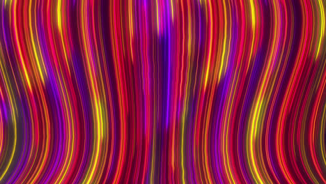 Animation-of-multi-coloured-neon-light-trails-moving-in-hypnotic-motion-on-seamless-loop