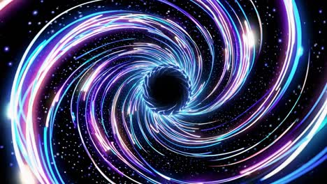 abstract spiral galaxy tunnel