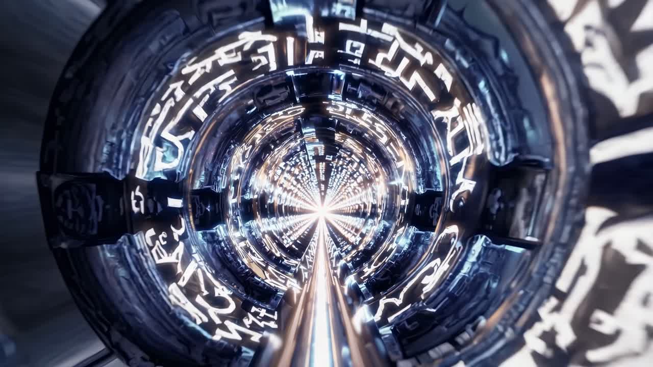 Futuristic Abstract Tunnel