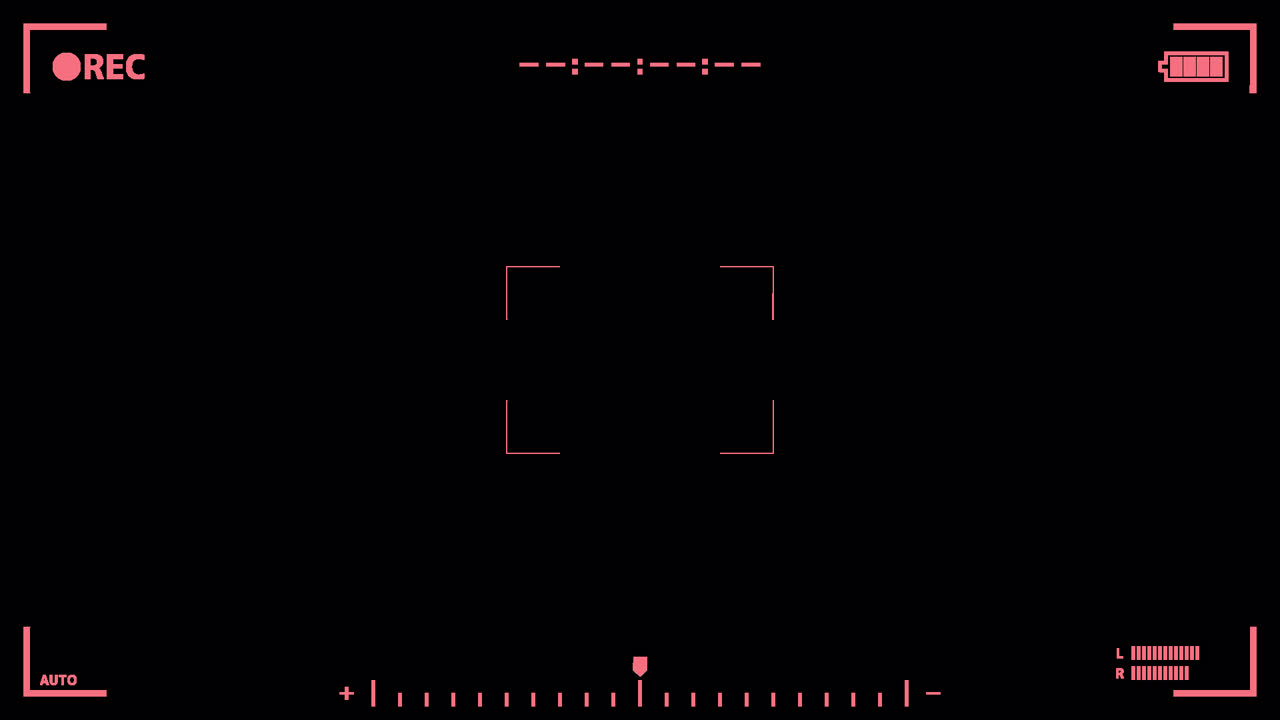 el marco de la cámara rec superposición animada. 1080p - 30 fps - canal alfa (8)