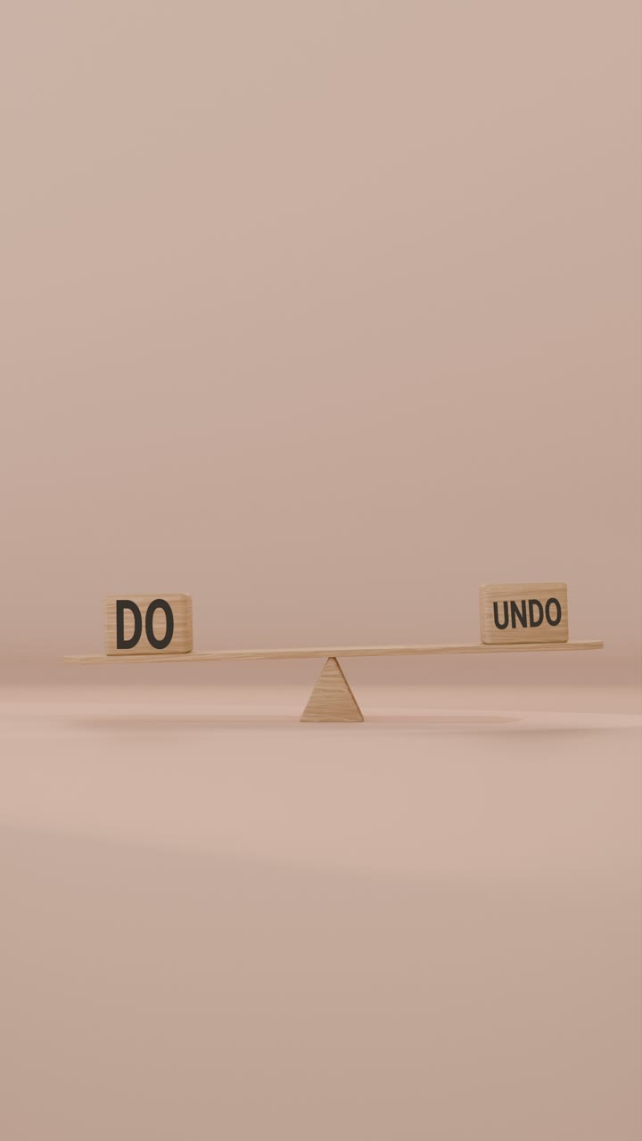 video vertical de hacer y deshacer el equilibrio en el columpio