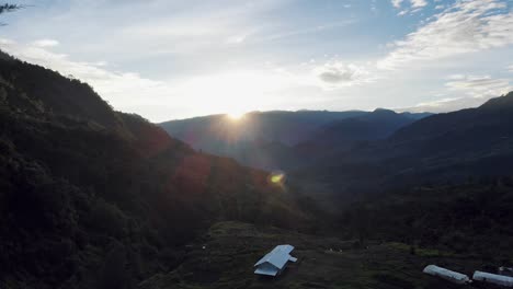 Stunning-aerial-footage-taken-high-in-the-mountains-of-Papua,-Indonesia