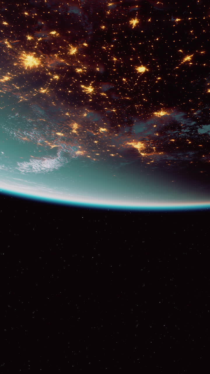 Earths nightly glow from space