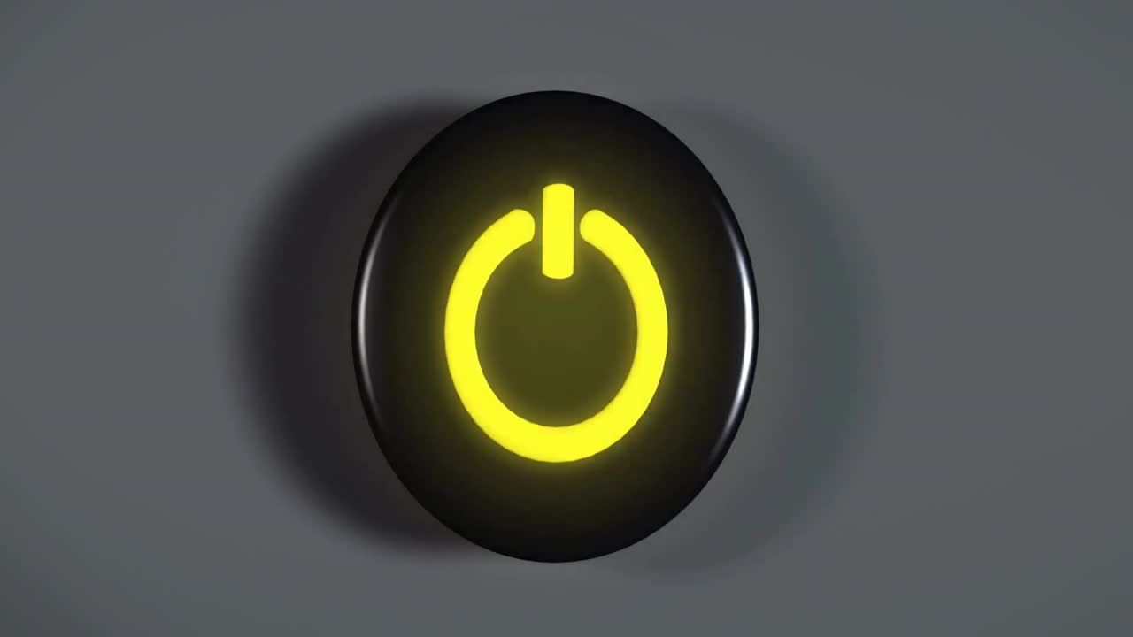 botón de inicio de la computadora