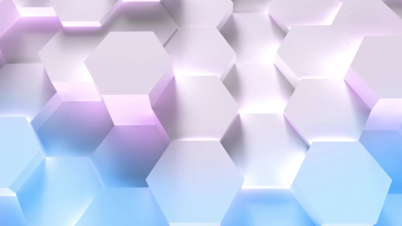 tecnología de movimiento de fondo de patrón hexagonal