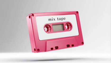 pink mixtape cassette