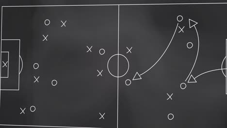 animación de ecuaciones matemáticas sobre un fondo gris