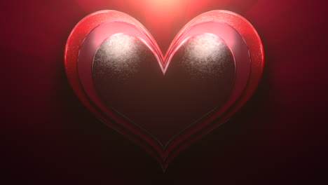 Gran-Corazón-Rojo-De-San-Valentín-En-El-Patrón-De-Vértigo