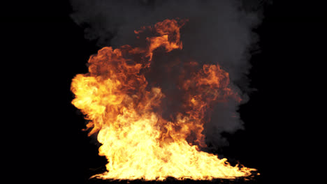 explosión de fuego