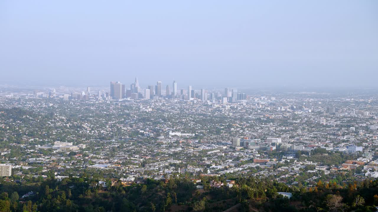vista panorámica del centro de los ángeles