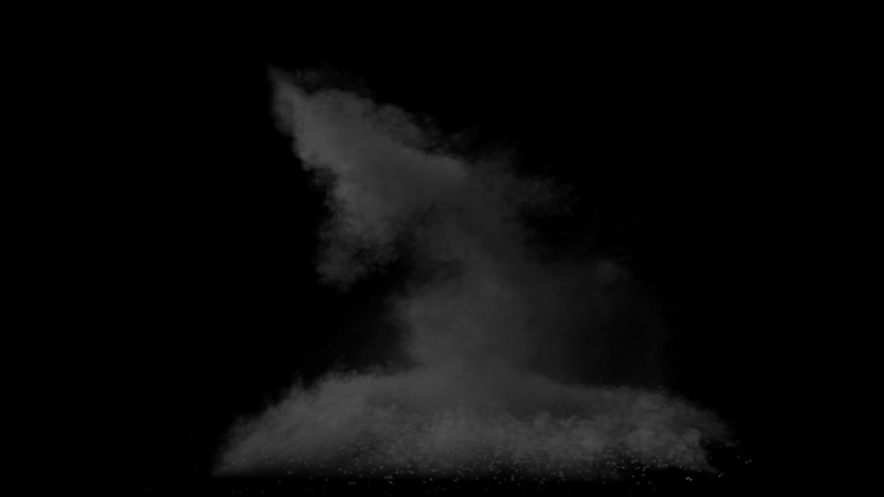 폭발 먼지 구름