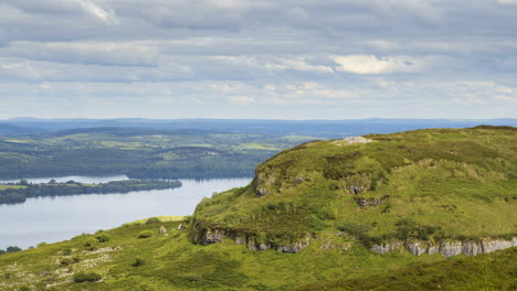 time lapse of rural agricultural nature landscape during the day in ireland