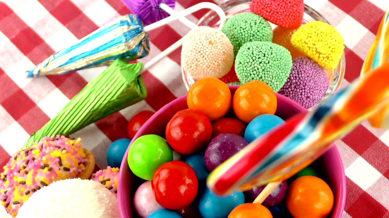 사탕, 달한 젤리, 롤리, 맛있는 설탕 디저트