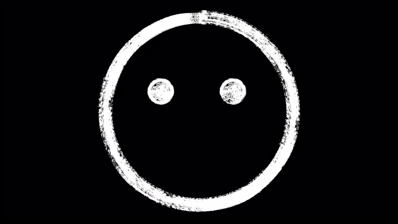 Indifferent emoticon animation