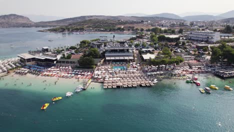 beautiful ksamil beach in albania