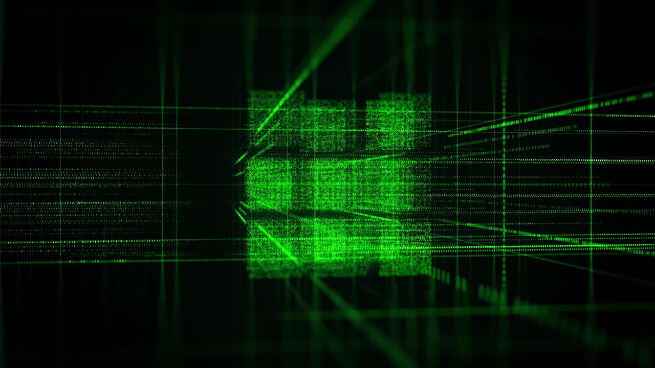 Digital Abstract Cube