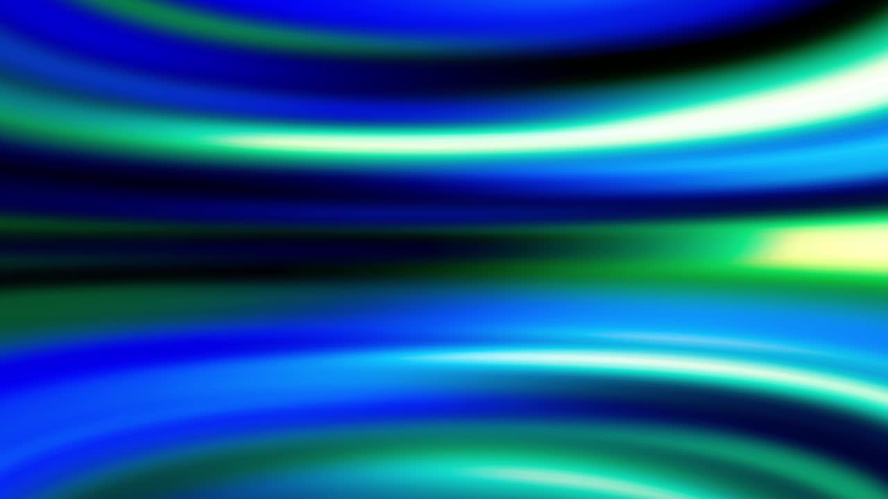 líneas de neón brillantes azules curva abstracta velocidad fondo de movimiento
