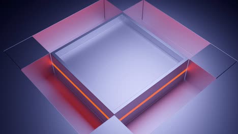 minimalist 3d abstract geometric background