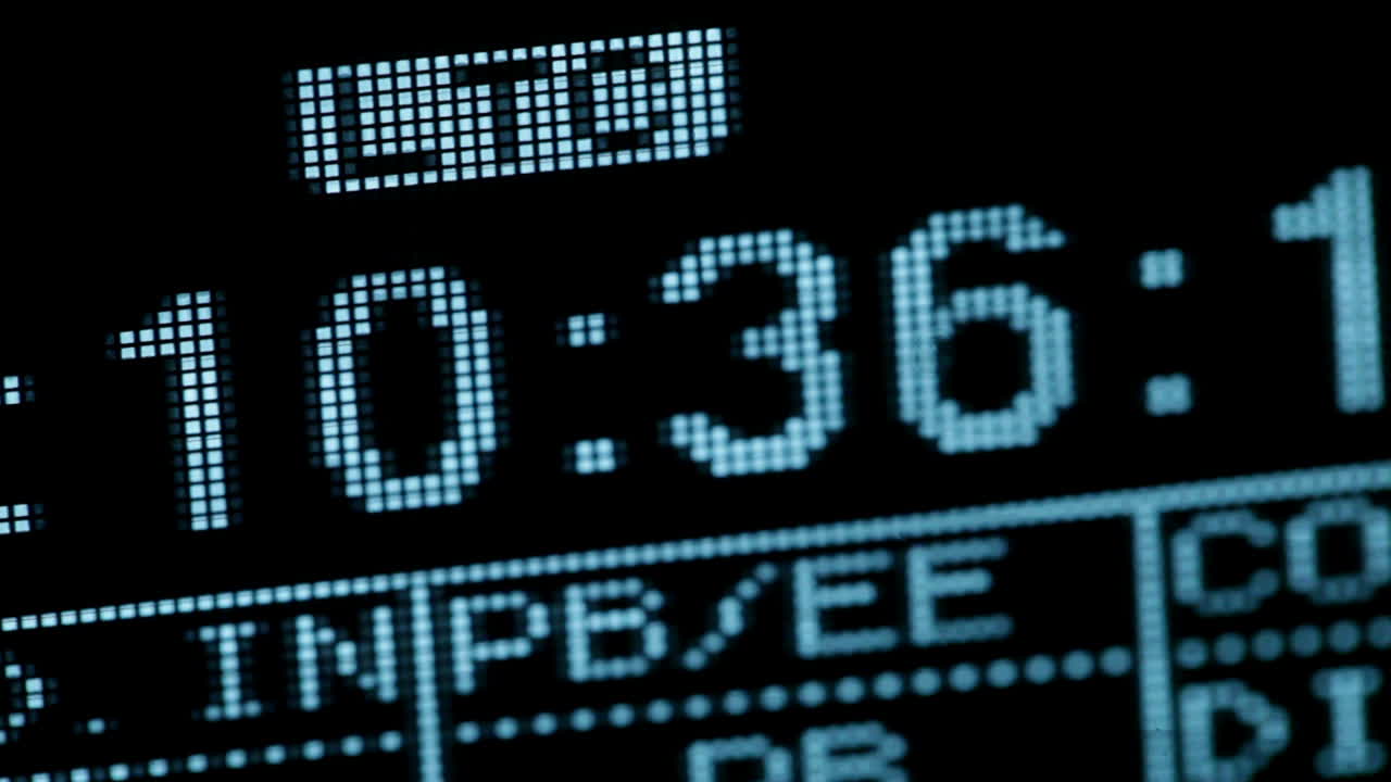 Running timecode