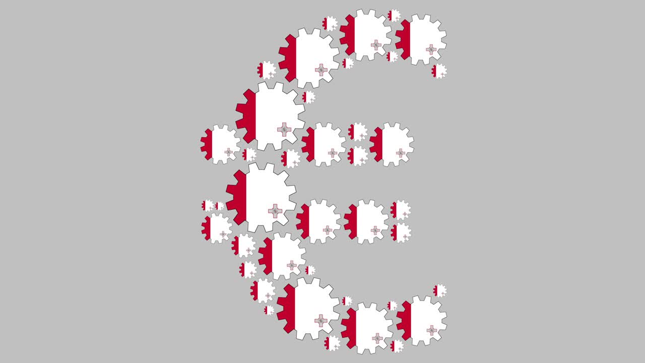 몰타 발 기어 유로 기호 모양