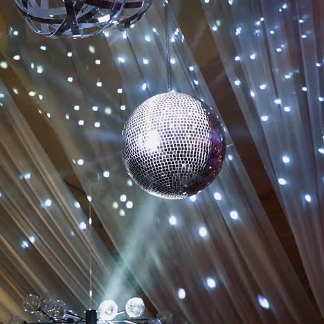 disco ball in a party atmosphere