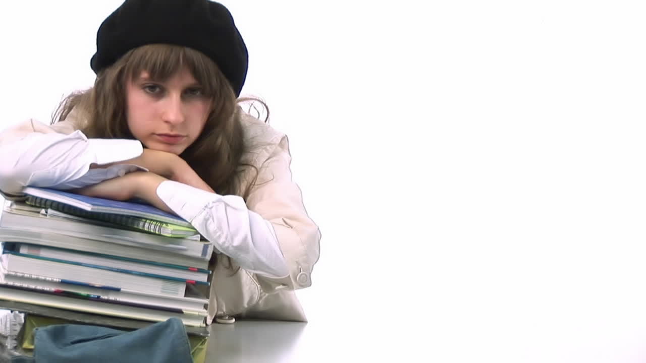 Adolescente che impara