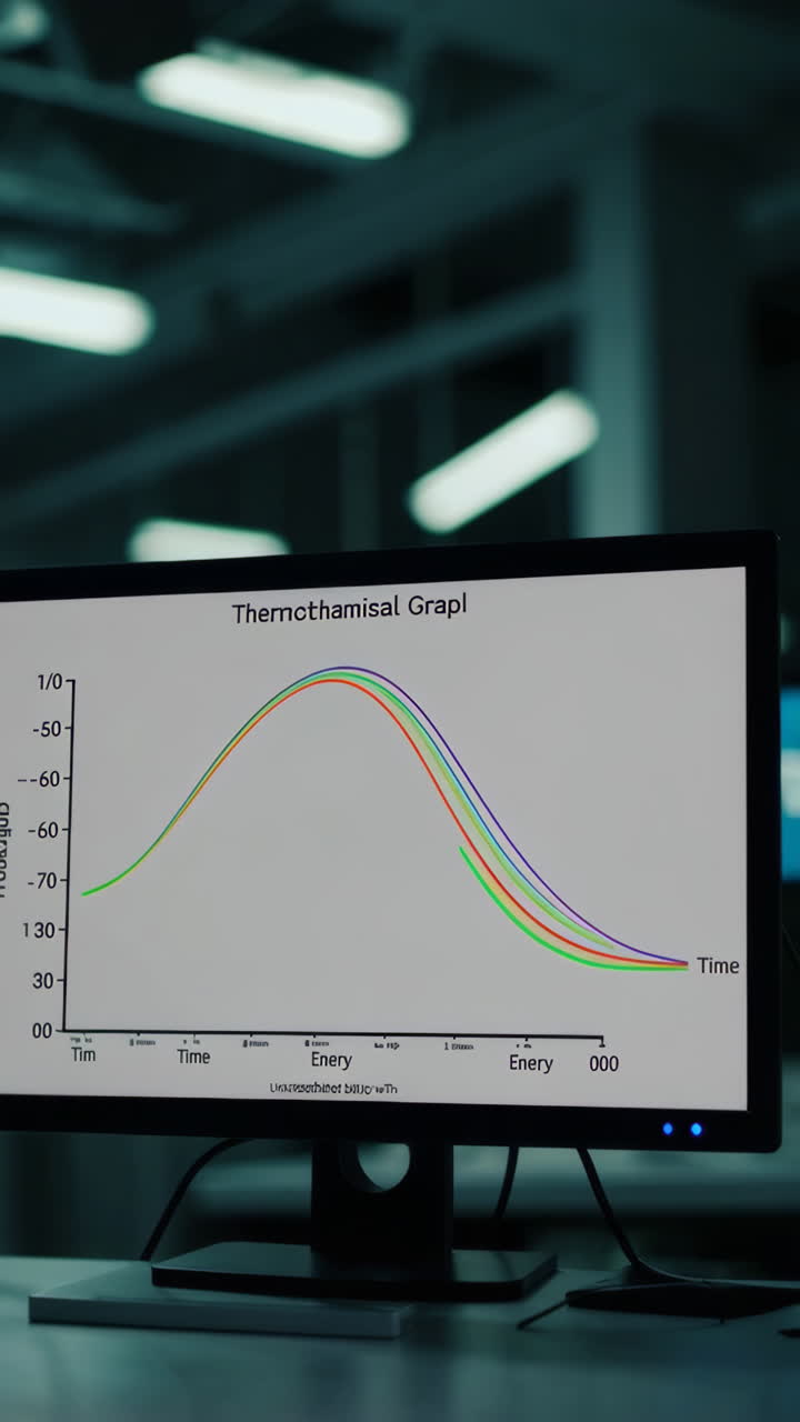 Thermochemical Graph on Computer Screen