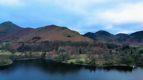 lake district keswick derentwater england