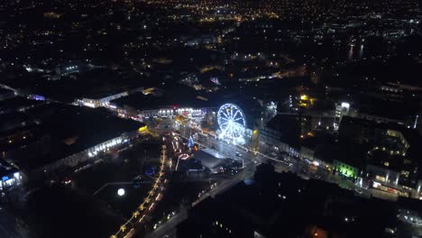 christmas market in galway city 4k