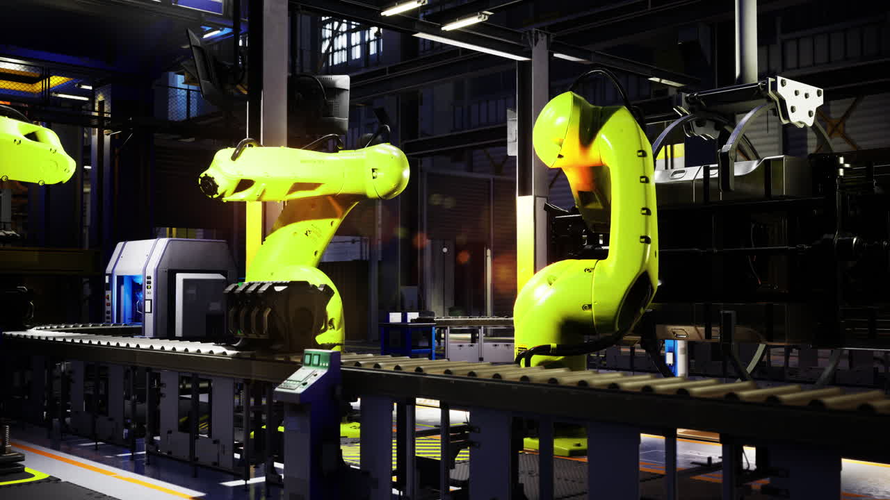 Industrial Automation with Robotic Arms