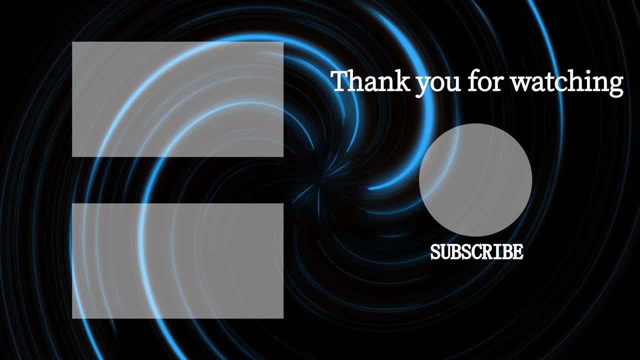 보르텍스 네온 엔드 카드 엔딩 스크린 모션